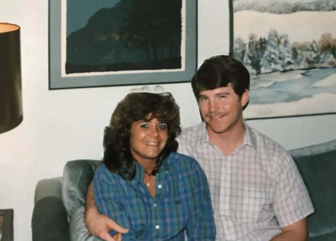 Marty and Lauri Fox early in their marriage